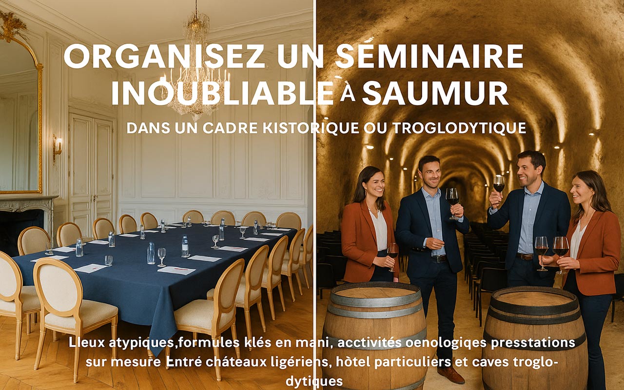 choisir Saumur pour un séminaire d’entreprise