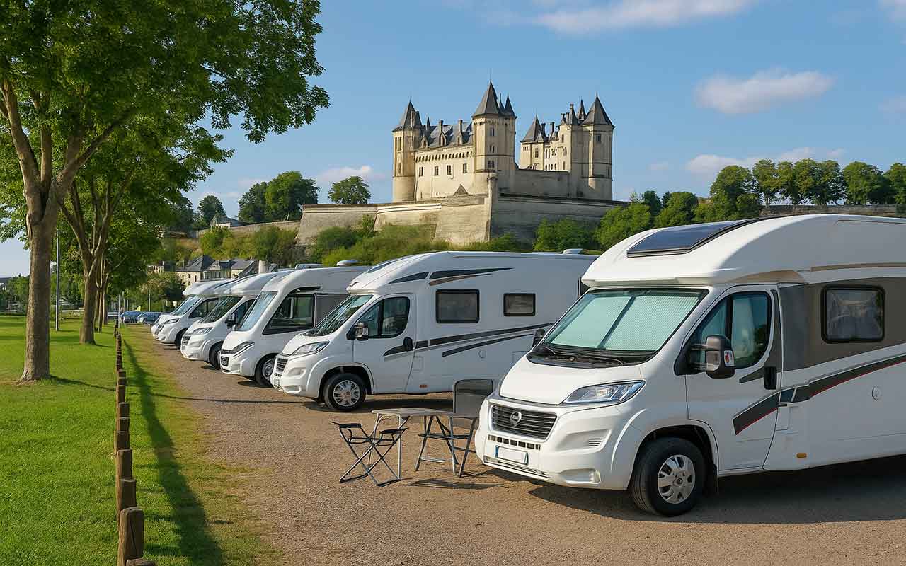 Aires de camping-car à Saumur