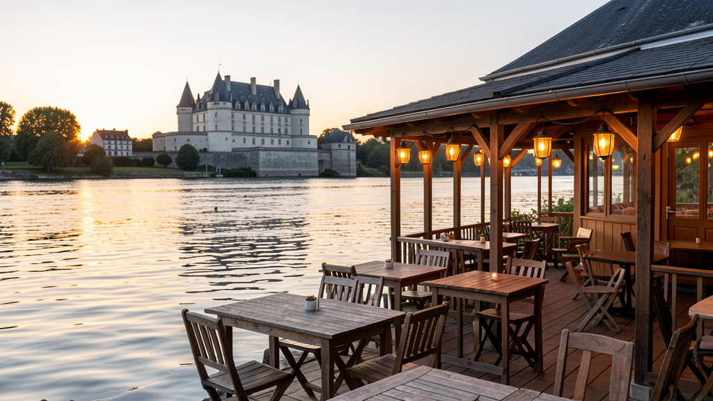 bords de Loire à Saumur sont-ils si uniques le soir