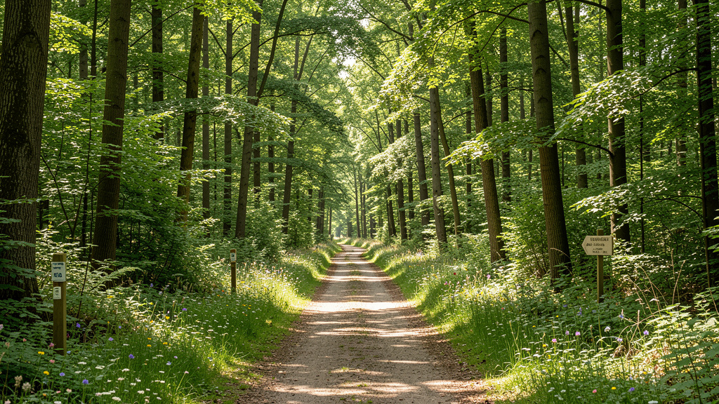 forêt de Courléon et le massif de Baugé