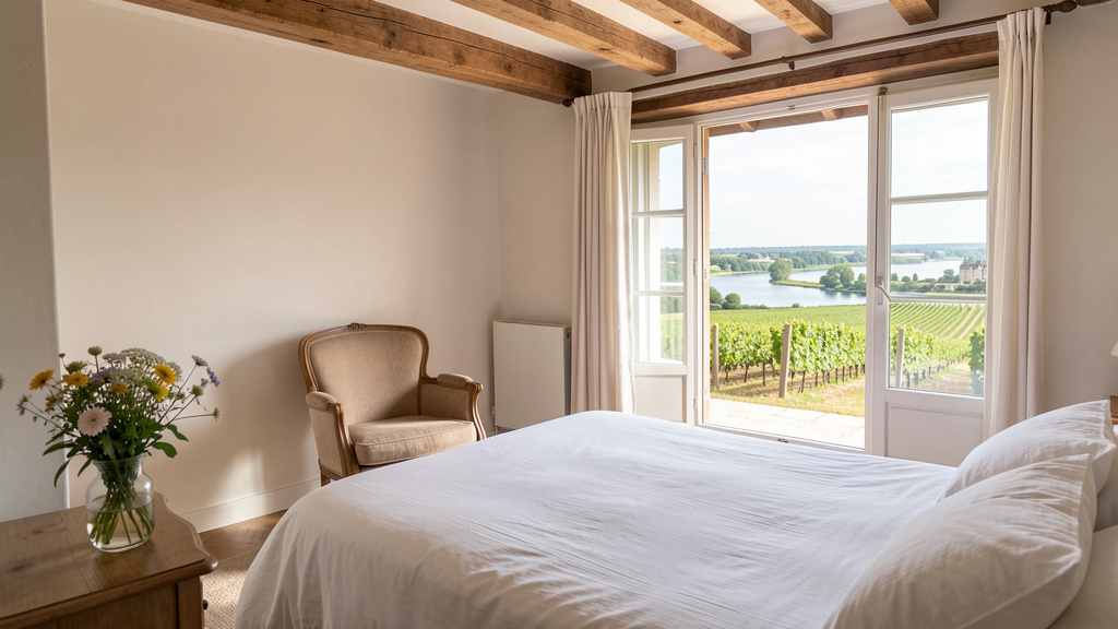 choisir une chambre d’hôtes avec vue sur la Loire à Saumur