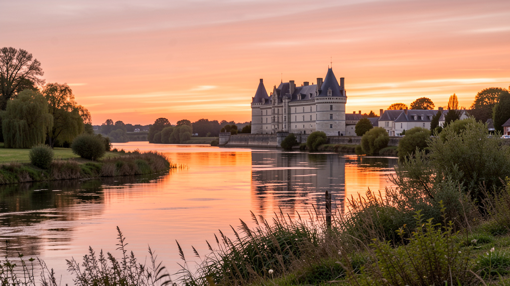 coucher de soleil à Saumur est-il si spécial