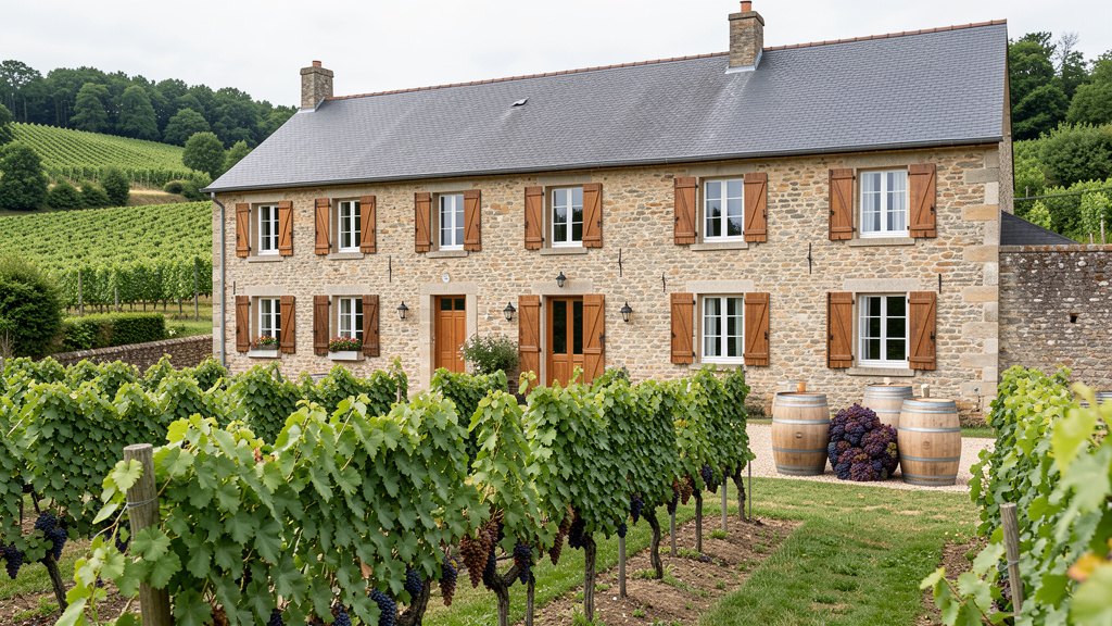 hôtel dans les vignobles à Saumur