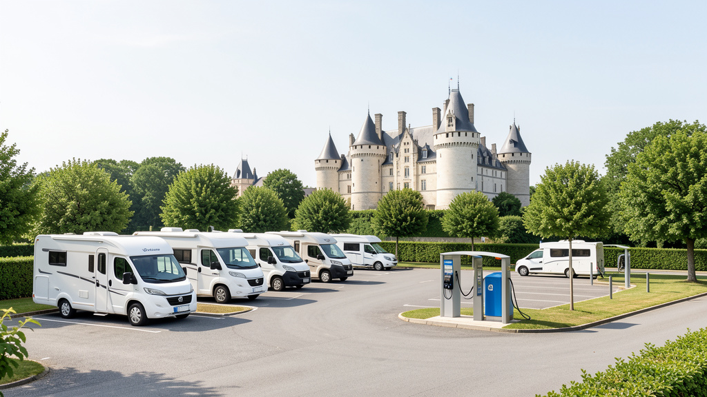 Parking camping-car à Saumur – Stationner près des châteaux de la Loire