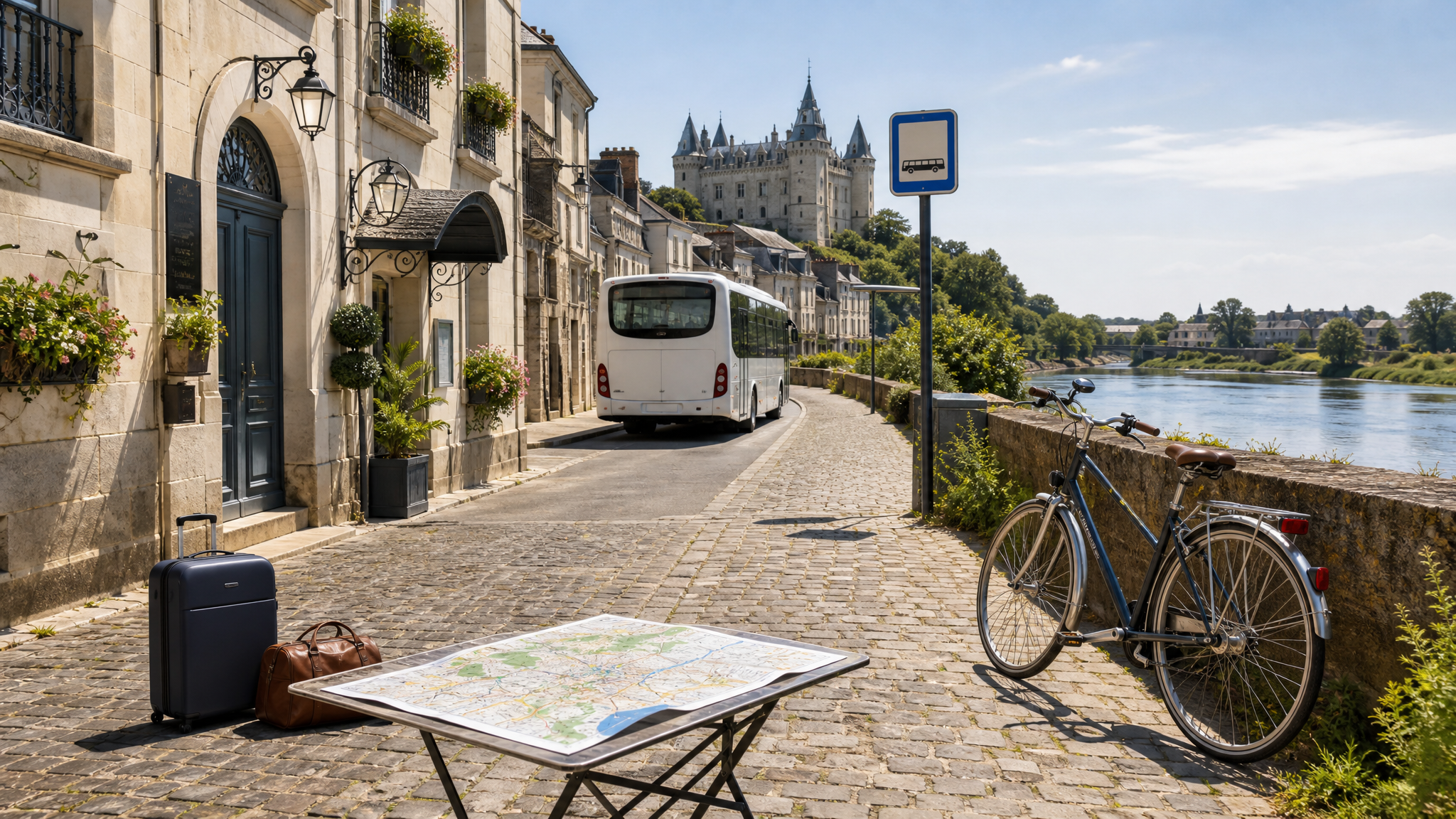 Week-end à Saumur sans voiture