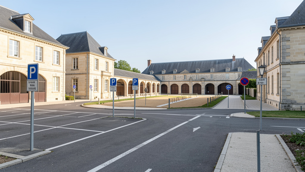 Parkings officiels à l’École Nationale d’Équitation
