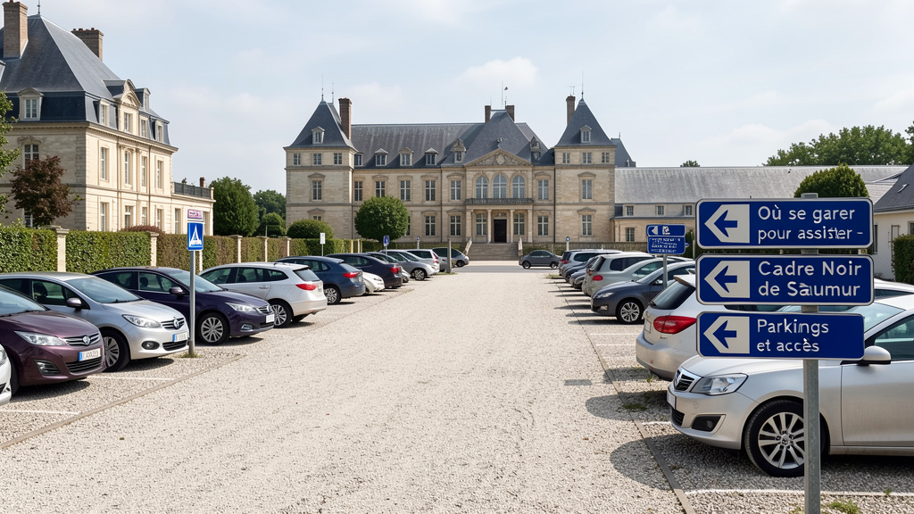 Saumur Parkings gratuits dans les environs
