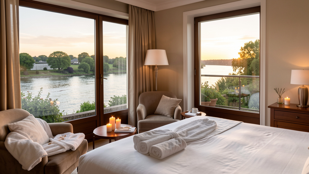 Week-end romantique à Saumur : hôtels avec spa, vue sur la Loire et charme irrésistible